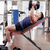 PremiumPort Katlanabilir Spor Bench Seti, Spor Ipi Hediye, Çok Fonksiyonlu Fitness Aleti - Ahşap - Seçenek 1