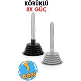 PremiumPort Körüklü Lavabo Açıcı Pompa, Banyo ve Mutfak Için 25 Cm, Pratik Kullanım - Antrasit - Seçenek 1
