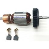 PremiumPort Makita Tipi GA7020 Endüvi Rotor Kollektör ve Kömürü Seti - Seçenek 1