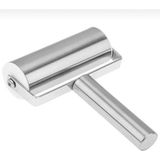 PremiumPort Metal Saplı Rulo Hamur Açıcı Merdane, Pürüzsüz Oklava, Pizza ve Börek Için - Mercan