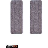 PremiumPort Mikrofiber Eva Sprey Mop Yedek Bezleri 2'li Set, Kolay Temizlik Için - Mercan - Seçenek 1
