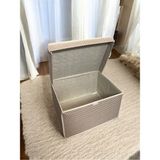 PremiumPort Mini Puanlı Krem Saklama Kutusu Seti 30X40X25 cm Organizer - Seçenek 1 - Ahşap - Bej