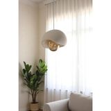 PremiumPort Modern 25CM Beton Görünümlü Avize, Oturma ve Yatak Odası Için Renkli Hediye - Ahşap - Bej - Siyah - Seçenek 1