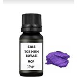 PremiumPort Mor Toz Mum Boyası 10 Gr. – Parlak ve Kaliteli Boya Rengi - Amber - Seçenek 1