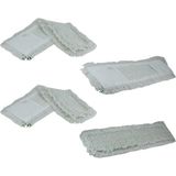 PremiumPort Nemli Temizlik Zincir Dikişli Mop Seti 3'lü 80CM 220G - Antrasit - Seçenek 1