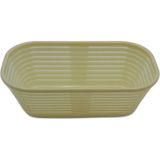 PremiumPort Oval Hamur Mayalama Sepeti 25X14X9 Cm, Ekstra Kullanışlı ve Dayanıklı - Altın