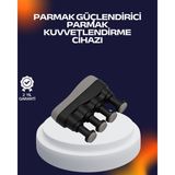 PremiumPort Parmak Antrenman Aleti, Güç ve Esneklik Artırıcı, Egzersiz Cihazı - Antrasit