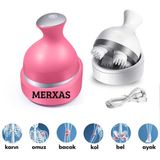 PremiumPort Pembe Rahatlatıcı Saç ve Vücut Masaj Cihazı, Stres Azaltıcı, Rahatlatıcı - Mercan