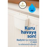 PremiumPort Petek Arkası Suluğu, Kalorifer Nemlendirici, Güvenli ve Dökülmesiz Tasarım - Seçenek 1 - Ahşap Bej - Siyah