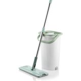 PremiumPort Pratik Mop Sap Tutucu, Mutfak ve Banyo Için, 2 Yedek Bez ile Set - Ahşap - Seçenek 1