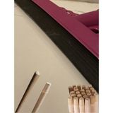 PremiumPort Pratik Teras Temizliği Seti, 55 cm Çek Çek Çek Pas Gürgan Sap - Ahşap - Seçenek 1