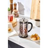 PremiumPort Pratik ve Şık 600 ml Siyah French Press Kahve Demleme Aracı - Seçenek 1 - Ahşap