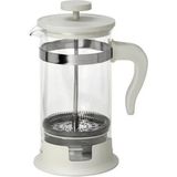 PremiumPort Premium 1 Lt Paslanmaz Çelik French Press, Şık ve Dayanıklı Tasarım - Seçenek 1 - Ahşap Bej - Siyah
