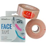 PremiumPort Profesyonel Kinesiotape Kas Ağrı Kesici Bant Yüz Kaldırma Güzellik Bant - Ahşap - Ceviz