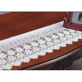 PremiumPort Pvc Dantel Raf Terek Dolap Çekmece Örtüsü 23CM x 5m Krem - Ahşap - Bej - Seçenek 1