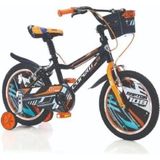 PremiumPort Raptor Erkek Çocuk Bisikleti, V 20 Jant, Siyah ve Turuncu Renkler - Seçenek 1 - Ahşap