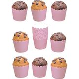 PremiumPort Renkli 25'li Kek ve Cupcake Kalıbı Seti, Doğum Günü Partisi Için Ideal - Seçenek 1 - Ahşap - Bej
