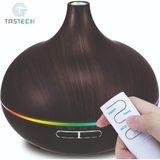 PremiumPort Renkli LED Işıklı Ultrasonik Hava Nemlendirici, Ahşap Görünüm - Ahşap - Ceviz - Seçenek 1