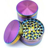PremiumPort Renkli Metal Grinder, 4 Parça, Manyetik Kapaklı, Keskin Dişli Baharat Öğütücü - Antrasit - Seçenek 1