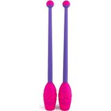 PremiumPort Ritimli Cimnastik Labutu 36.5cm, Pembe-Mor, Bağlantılı ve Eğlenceli - Ahşap - Bej