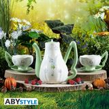 PremiumPort Rüya Gibi Çay Seti, Tinkerbell ve Teapot ile Eğlence Dolu Anlar - Açık Beyaz - Gri - Seçenek 1