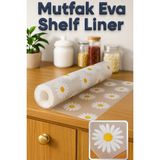 PremiumPort Şeffaf Kaydırmaz Raf Örtüsü, 45X1000 Cm, Eva Dolap Içi ve Çekmece Astar - Ahşap - Bej - Siyah - Seçenek 1