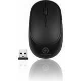 PremiumPort Sessiz Siyah Kablosuz Mouse, USB Alıcılı, Konforlu ve Ergonomik Tasarım - Haki