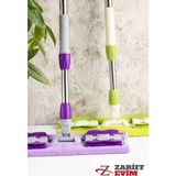PremiumPort Sihirli Teleskobik Mikrofiber Mop ve Yedek Bez, Ayarlanabilir Uzunluk - Seçenek 1
