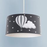 PremiumPort Şık Balon Desenli Modern Avize, Evinize Neşe ve Işık Katın - Seçenek 1 - Açık Beyaz - Gri