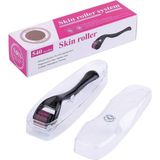 PremiumPort Titanyum Derma Roller, 0,5-1 Mm, 540 Iğneli, Saç ve Cilt Bakımı - Ahşap