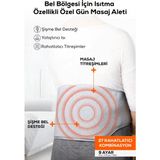 PremiumPort Titreşimli Isıtmalı Şişme Bel Desteği ve Masaj Aleti - Mercan