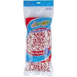 PremiumPort Yedek Islak Mikrofiber Mop Paspas Ucu, Pamuklu Püsküllü Temizlik Başlığı - Açık Beyaz - Gri - Seçenek 1