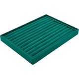 PremiumPort Yeşil Renkli Rulo Yüzük Tablası, Düzenleyici ve Organizer 75CM - Ahşap