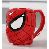 PremiumPort Yılbaşı Temalı Spiderman Seramik Kupa Bardak, Şık ve Eğlenceli Tasarım - Seçenek 1 - Açık Gri