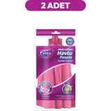 PremiumPort Yumuşak Mikrofiber Havlu Paspas Seti, Pratik ve Şık Kullanım Keyfi - Mercan - Seçenek 1