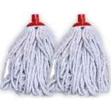 PremiumPort Yumuşak Püsküllü Örgü Mop Başlığı 250 gr 2'li Set, Temizlik Için Uygun - Seçenek 1