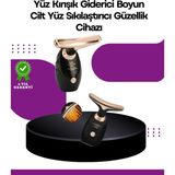 PremiumPort Yüz Masaj Aleti, Gözenek Sıkılaştırıcı ve Cilt Yenileme Özelliği - Açık Beyaz - Gri