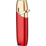 PremiumQuality Kırmızı Tek Torch Pürmüz Metal Puro Çakmağı
