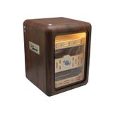 PremiumQuality Las Palmas İçi Ledli Kahverengi Sedir Humidor Puro Kutusu