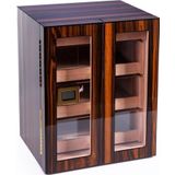 PremiumQuality Santa Rosa Ahşap 4 Çekmeceli Sedir Humidor Puro Kutusu
