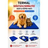 Premiumtech Serinletici Kedi ve Köpek Matı, Rahat ve Serin Yatak, Mavi Renk, Yastık Yatak, Uzun, Çok Renkli - Yastık Yatak / Çok Renkli / Uzun