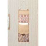 Prendi Home Etnik Garnili 3 Cepli Çok Amaçlı Askılı Duvar Tipi Dolap Içi Banyo Mutfak Düzenleyici Organizer 20 x 60