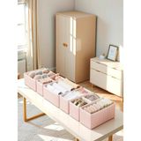 Prendi Home Katlanabilir Mukavva Tabanlı 13x13 cm Çok Renkli Çekmece İçi Organizer Seti Ev ve Ofis