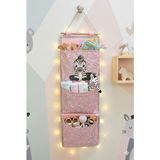 Prendi Home Zebra Baskılı 3 Cepli Çok Amaçlı Askılı Duvar Tipi Dolap Içi Banyo Mutfak Düzenleyici Organizer 20 x 60