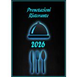 Prenotazioni Ristorante 2026: Libro prenotazioni ospiti per l'intero anno 365 giorni per hotel, ristoranti e pizzerie | 1 giorno =1 pagina con Feste e celebrazioni nazionali italiane