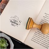 Prens Tasarımlı Ahşap Kaşe Seti - Little Prince Baskılı Kitap Mührü