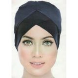 Prenses Bayan Çapraz Bone Hazır Türban Dış Bone Geçmeli Bone