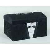 Prenses Çeyiz Store Smokin Zarf Takı Sandığı Siyah Küçük Boy