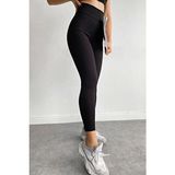 Prenses Cotas Fitilli Tayt Kız Çocuk Siyah Uzun Slim Fit Gizli Cep Özellikli - 3XL