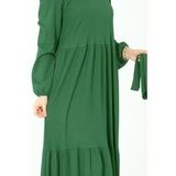 Prenses Elbise -Yeşil